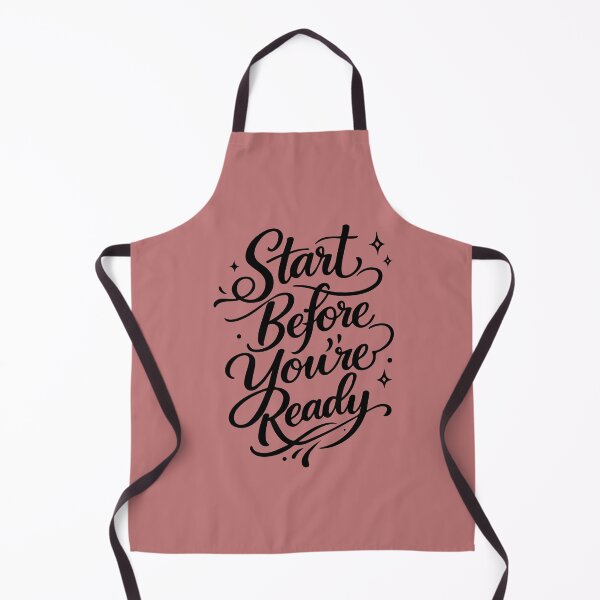 Item preview, Start Before You're Ready | Motivational Typography Design designed and sold by Amsafjol.