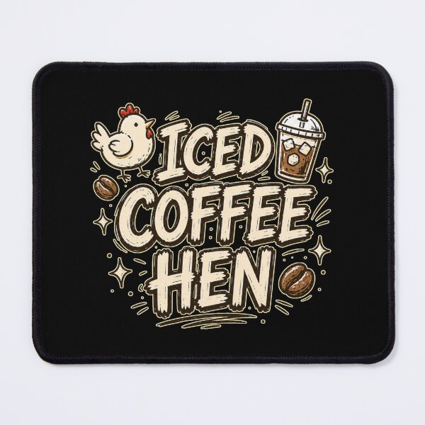 Item preview, Iced coffee hen designed and sold by HiPatti.