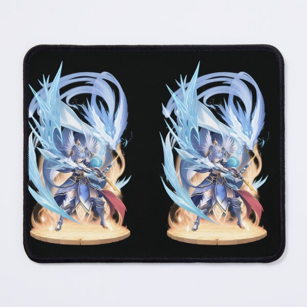 Item preview, Art - Silver-Haired Female Fantasy Character, Dynamic Anime-Style Illustration designed and sold by AnimeShin.