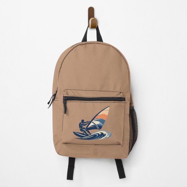 Item preview, Minimal Windsurfer Wave Design – Modern Sailing Graphic designed and sold by SilentPowerArt.