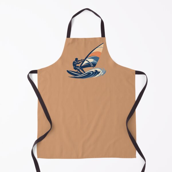 Item preview, Minimal Windsurfer Wave Design – Modern Sailing Graphic designed and sold by SilentPowerArt.