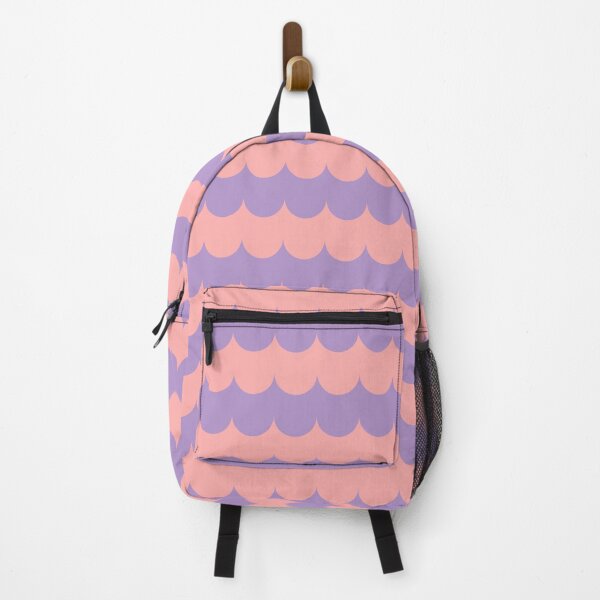 Item preview, Pink and purple scallop pattern designed and sold by RebelCatStudios(RCS).