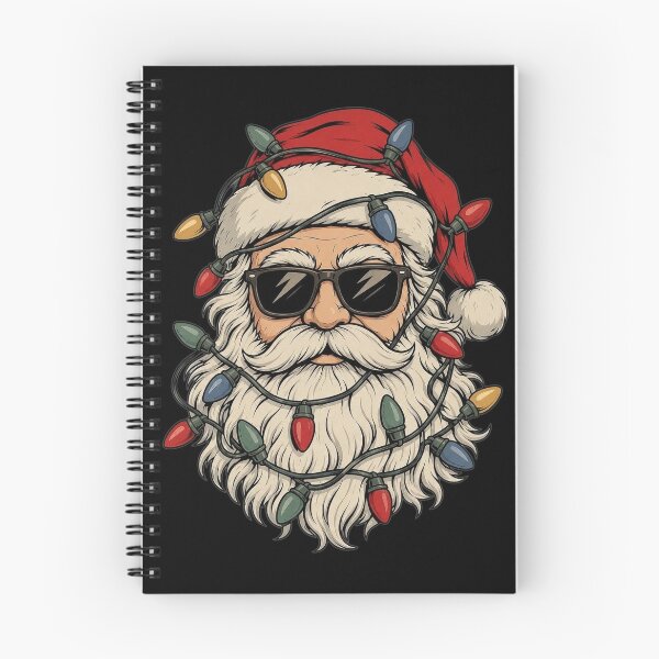 Item preview, Funny Cool Santa Claus Face Retro Christmas Lights Men Boys designed and sold by clothesy7.