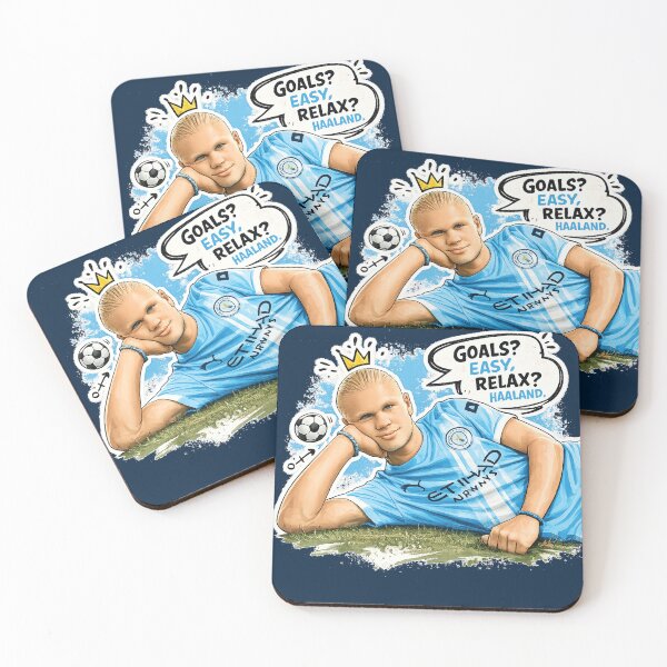 Item preview, Funny Erling Haaland Cartoon T-Shirt | Relaxing Soccer Star Vector Art | Football Fan Gift | Sticker Style Illustration designed and sold by BongLines.