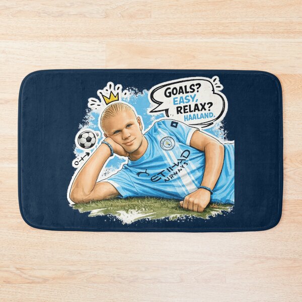 Item preview, Funny Erling Haaland Cartoon T-Shirt | Relaxing Soccer Star Vector Art | Football Fan Gift | Sticker Style Illustration designed and sold by BongLines.