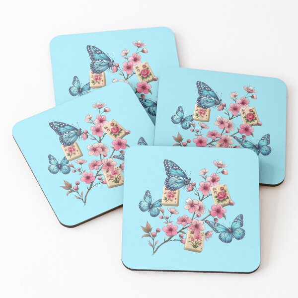 Item preview, MAHJONG TILES, FLOWER TILE, PLUM BLOSSOMS, GAME DAY, STRATEGY designed and sold by classic car craze.