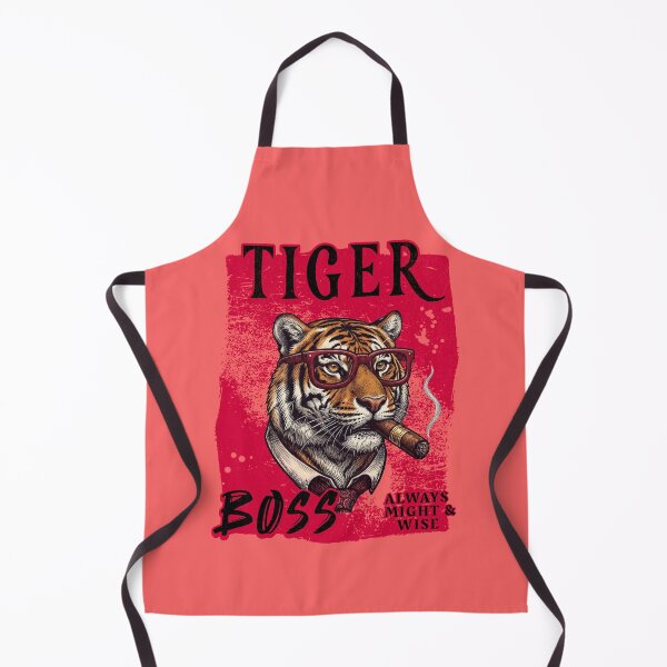 Item preview, Tiger Boss Design – Funny Tiger with Cigar Mafia Style Badass Animal Gift designed and sold by PixelsPaws.