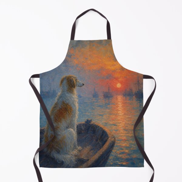 Item preview, Borzoi Dog | Impressionist Fine Art designed and sold by Petsthetic.