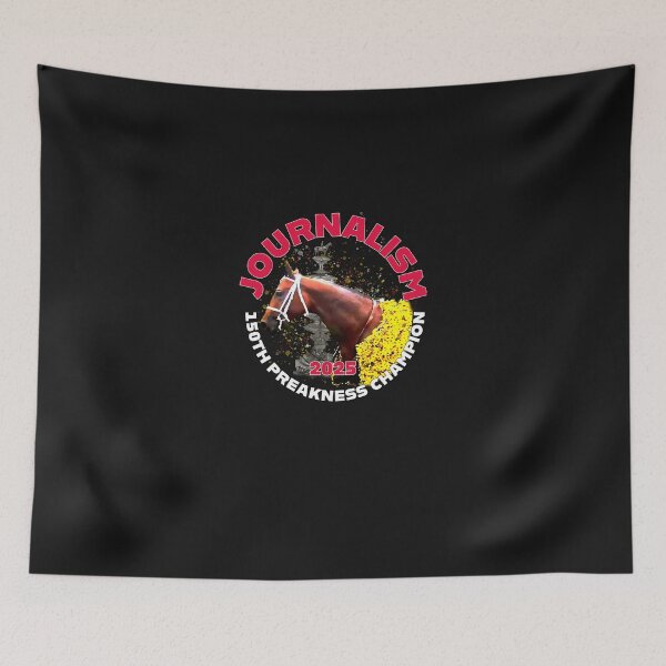Item preview, 150Th Preakness Winner Journalism Horse Racing Design designed and sold by liugfhhgds4.