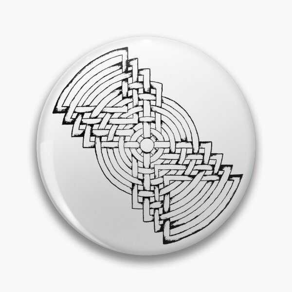 Item preview, Mysterious two-sectioned geometric pattern designed and sold by artisterik.