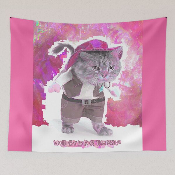 Item preview, Victory Is For The Bold - Cat  (by ACCI) designed and sold by VanyssaGraphics.