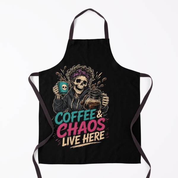 Item preview, Coffee Chaos Skeleton Caffeine Lover Drinker designed and sold by markymaarty.