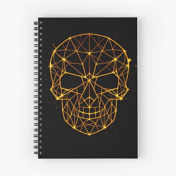 Item preview, Geometric Polygon Skull Neon Gothic Design designed and sold by CreativeMindsetLab.