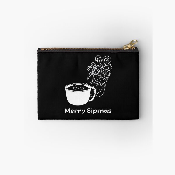 Item preview, Merry Sipmas | Espresso Yourself Cats | Funny Christmas Coffee Cat designed and sold by ContigoART.