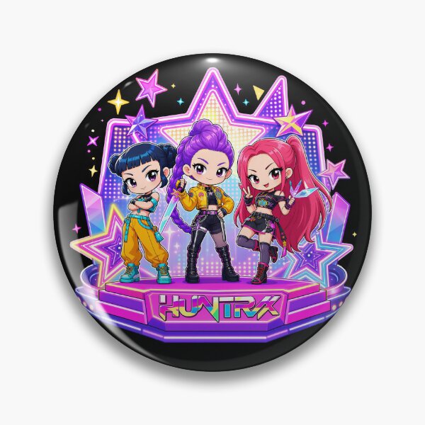 Item preview, Kpop fan art anime chibi kawaii rumi zoey mira designed and sold by Infdesigner.