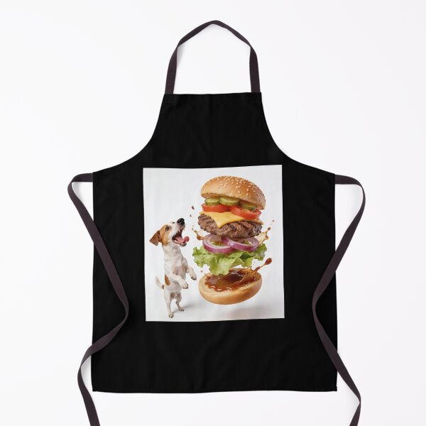 Item preview, Jack Russell Terrier Wants to Eat Giant Cheeseburger designed and sold by OksArtStudio.