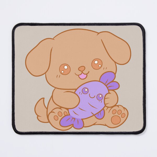 Item preview, Cute Kawaii Brown Puppy designed and sold by Phyllya Design.