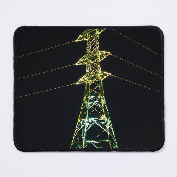 Item preview, Illuminated Power Transmission Tower | Minimalist Night Pylon designed and sold by Pylon-Bureau.