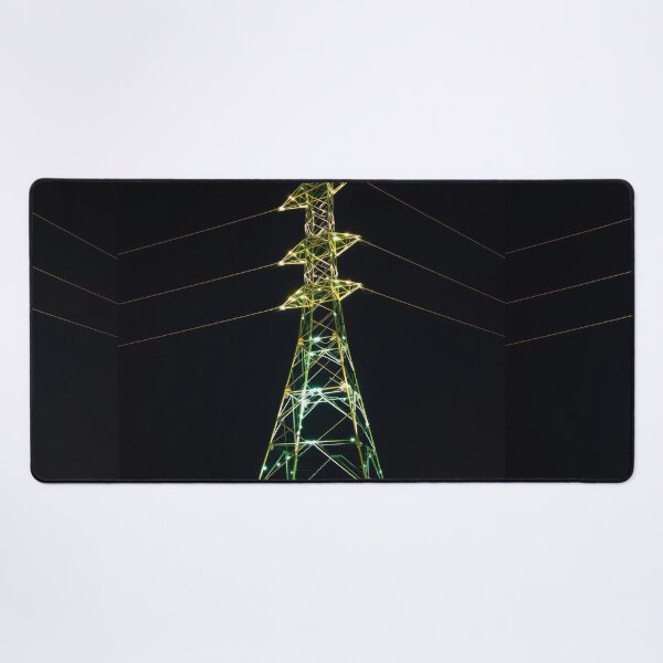 Item preview, Illuminated Power Transmission Tower | Minimalist Night Pylon designed and sold by Pylon-Bureau.