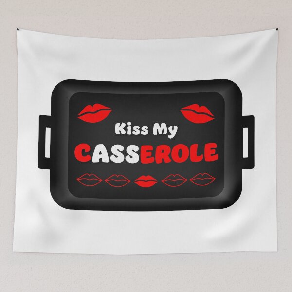 Item preview, Kiss My Casserole designed and sold by Mascara Junkie Designs.