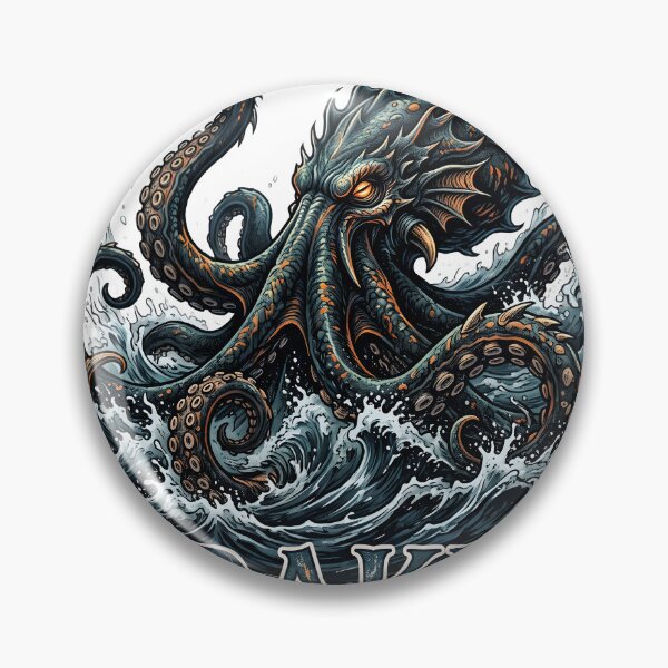 Artikelvorschau, Kraken, mitologisches Griechenland, Seeungeheuer, Zeus, Olimp entworfen und verkauft von Hephaestus's Forge.
