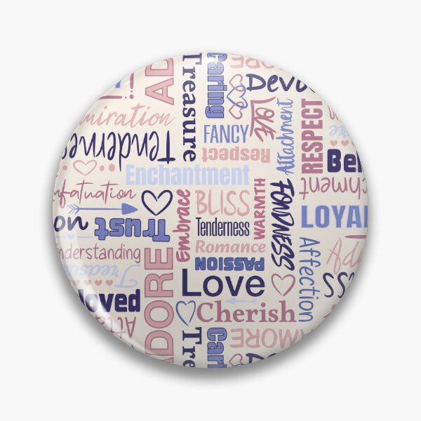 Item preview, Pink and Purple Love Typography Pattern designed and sold by AloraDawnEve.