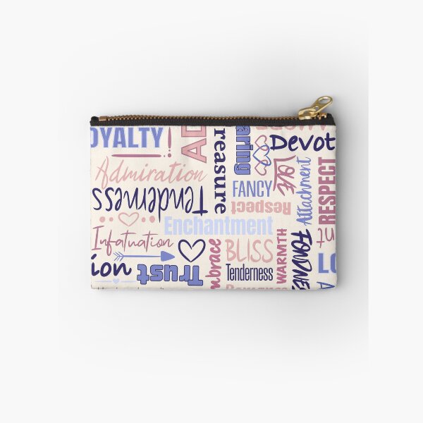 Item preview, Pink and Purple Love Typography Pattern designed and sold by AloraDawnEve.