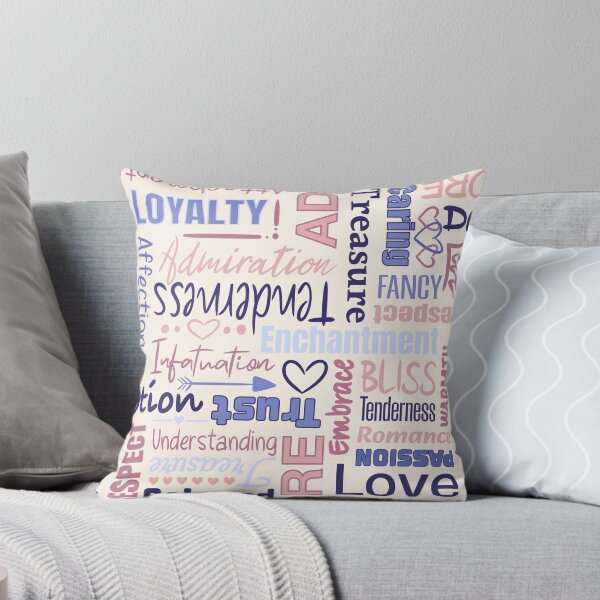 Item preview, Pink and Purple Love Typography Pattern designed and sold by AloraDawnEve.