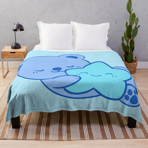 Item preview, Cute Kawaii Blue Teddy Bear designed and sold by Phyllya Design.