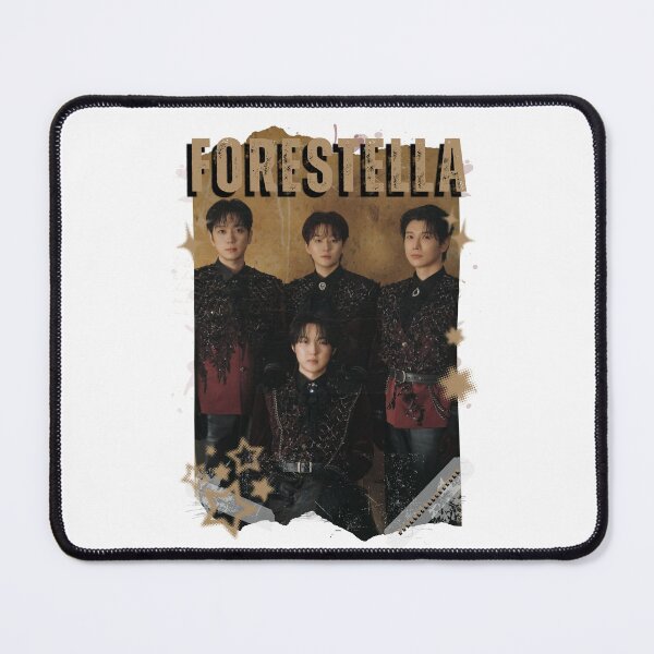 Item preview, Forestella Global Vocal KPOP Boy Group Black and White Collage Digital Art Portrait designed and sold by AJUNICE STUDIO.