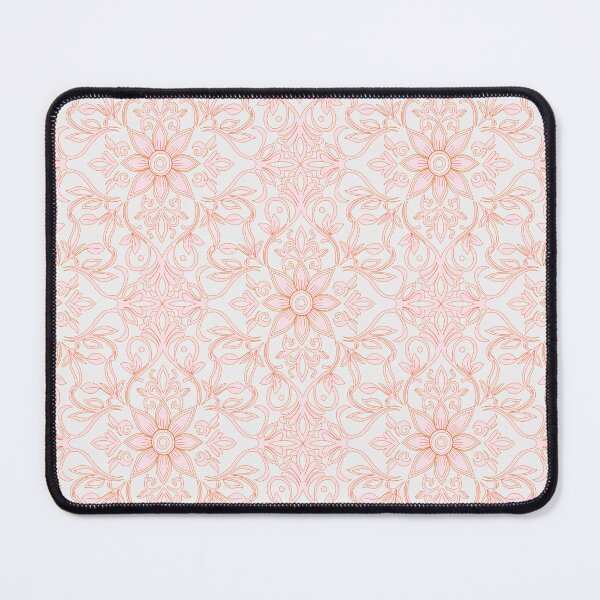 Item preview, Elegant Coquette Pink Damask Pattern - Vintage Floral Medallion designed and sold by joniJhon_design.