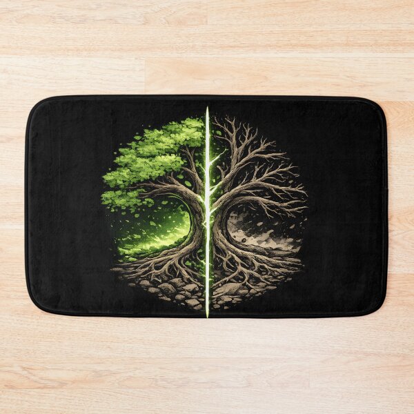 Item preview, Tree of Life and Death Yin Yang Nature Balance designed and sold by CreativeMindsetLab.