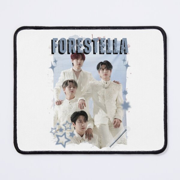 Item preview, Forestella Global Vocal KPOP Boy Group Black and White Collage Digital Art Portrait designed and sold by AJUNICE STUDIO.