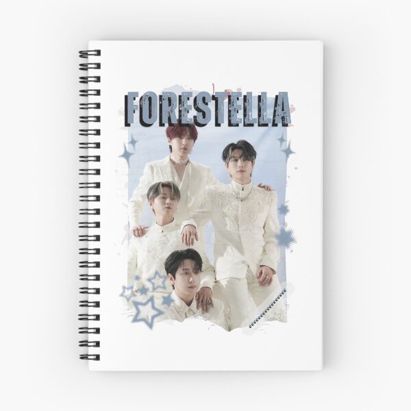 Item preview, Forestella Global Vocal KPOP Boy Group Black and White Collage Digital Art Portrait designed and sold by AJUNICE STUDIO.