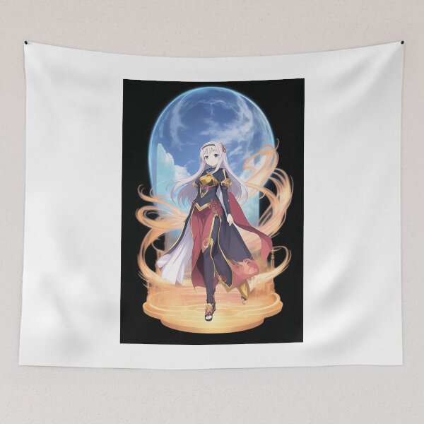 Item preview, Art - Stylized Anime Heroine, Flamboyant Fantasy Illustration designed and sold by AnimeShin.