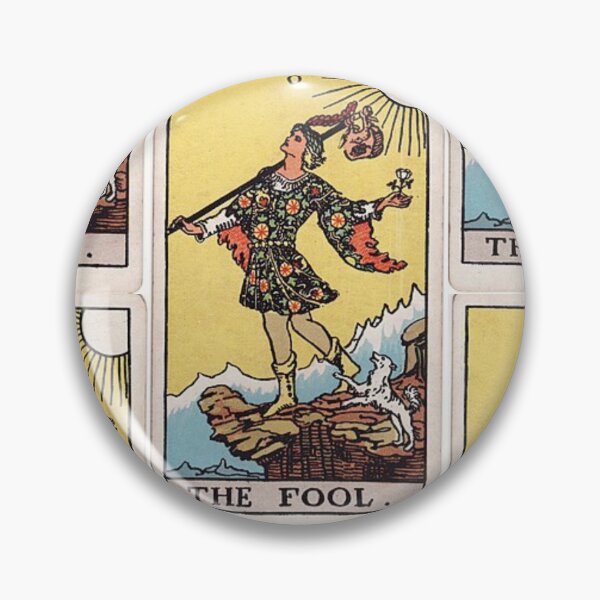 Item preview, Vintage Seamless - The Fool Tarot Card Pattern  designed and sold by energyoflove333.