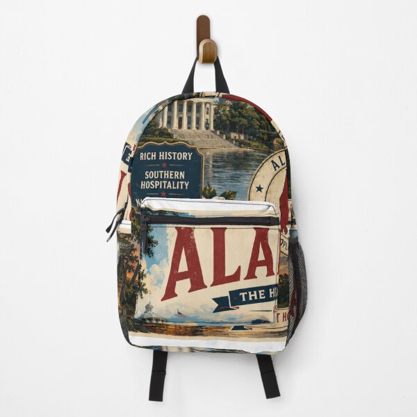 Item preview, Discover Alabama | Vintage Travel Poster | Retro USA Wall Art designed and sold by SlanPOD.