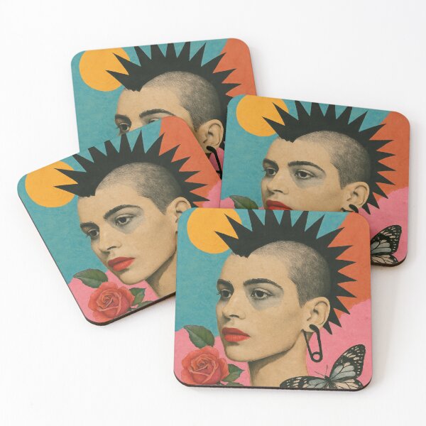 Item preview, Punk Girl Rebellion Anarchy Art designed and sold by Design Atlas.