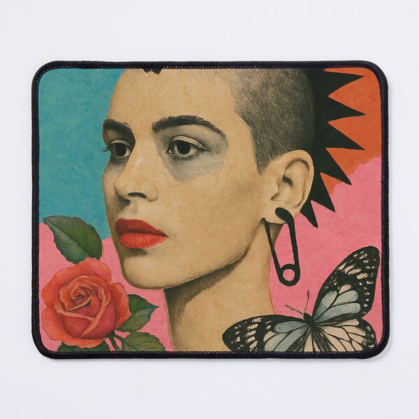 Item preview, Punk Girl Rebellion Anarchy Art designed and sold by Design Atlas.