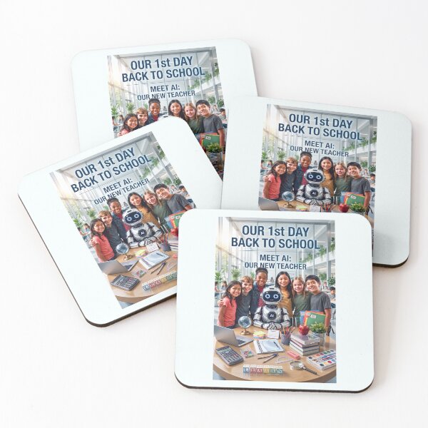 Item preview, Our 1st Day Back to School - Meet AI - Our New Teacher - DBM Photo Art 1 designed and sold by DBM Photo Art 1.