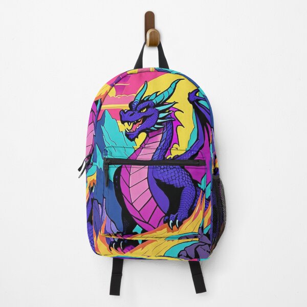 Item preview, Art - Stylized Dragon, Retro Cyberpunk Illustration designed and sold by AnimeShin.