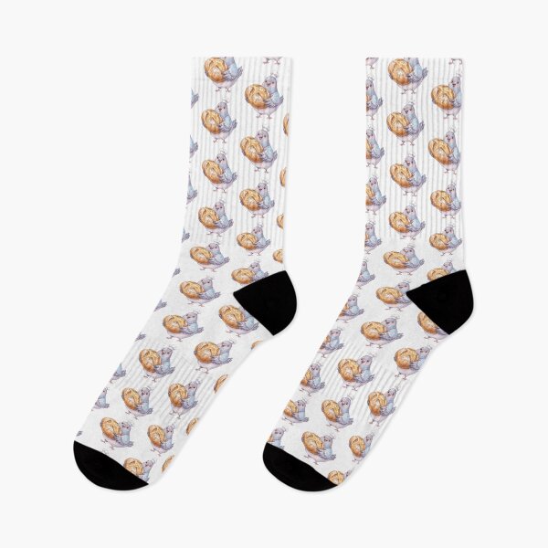 Item preview, Certified Bread Collector | Cute Baker Pigeon Watercolor Design designed and sold by HelgaCraftery.
