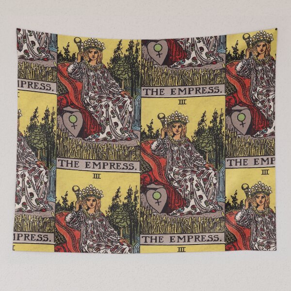 Item preview,  Vintage Seamless - The Empress Tarot Card Pattern  designed and sold by energyoflove333.
