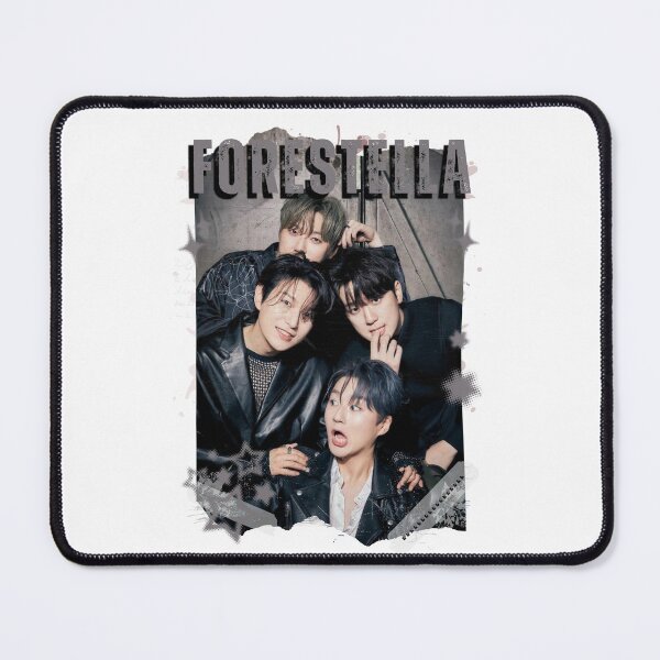 Item preview, Forestella Global Vocal KPOP Boy Group Black and White Collage Digital Art Portrait designed and sold by AJUNICE STUDIO.