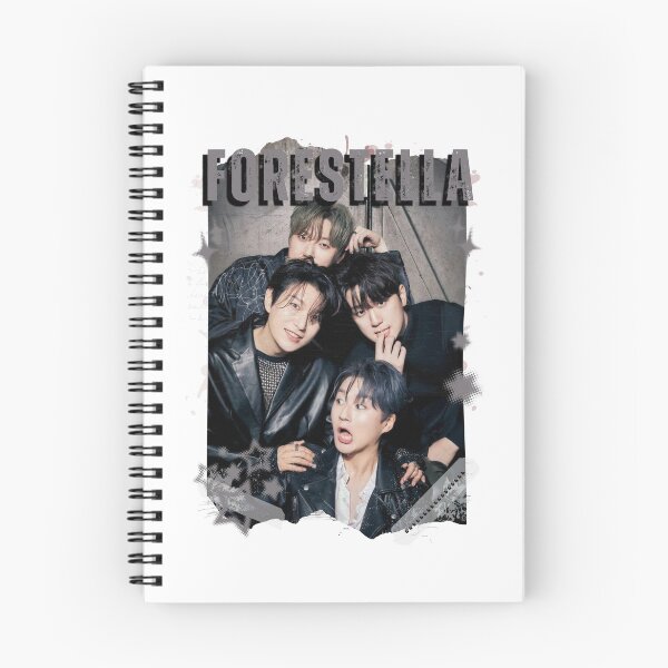Item preview, Forestella Global Vocal KPOP Boy Group Black and White Collage Digital Art Portrait designed and sold by AJUNICE STUDIO.