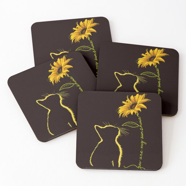 Item preview, You are my Sunshine Cat & Sunflower | Cute Neon Light Art  designed and sold by Next Level Prints.