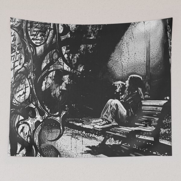 Item preview, A Small Ceremony for Surviving – Moody Figurative Art designed and sold by CheHojas.