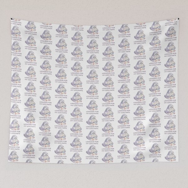 Item preview, Looking for My Coo-Mate | Cute Pigeon Dating Meme Design designed and sold by HelgaCraftery.