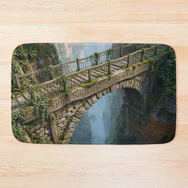 Item preview, Grace Builds Bridges, Not Ravines | Romans 15:7 designed and sold by DBVisuals.