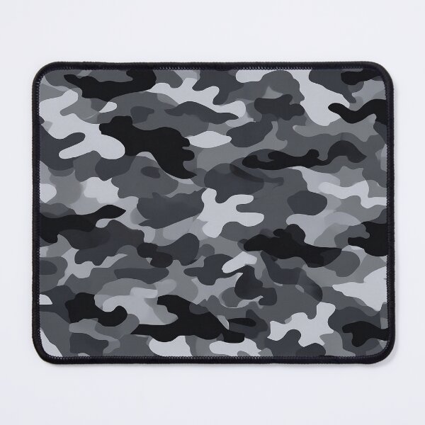 Item preview, Urban Camo Pattern - Grey Black & White Blob Camouflage Design designed and sold by Nine Lives Studio.